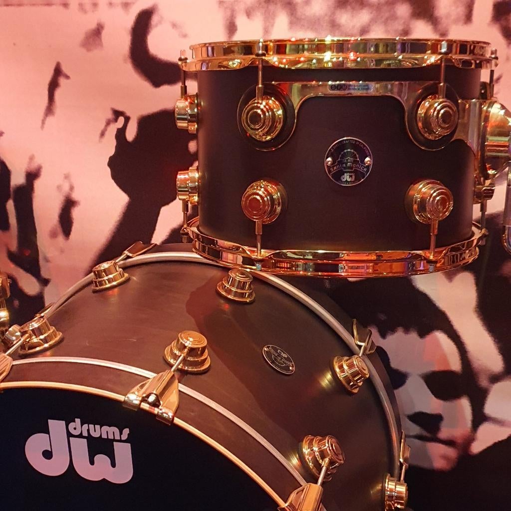 DW Collector's Santa Monica met golden hardware!, Muziek en Instrumenten, Drumstellen en Slagwerk, Nieuw, Overige merken, Ophalen of Verzenden