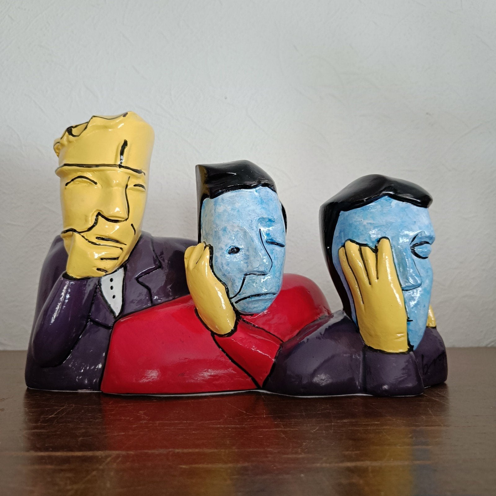 Herman Brood sculptuur., Groep mensen, Handgemaakt, Ophalen of Verzenden, 20 - 50 cm
