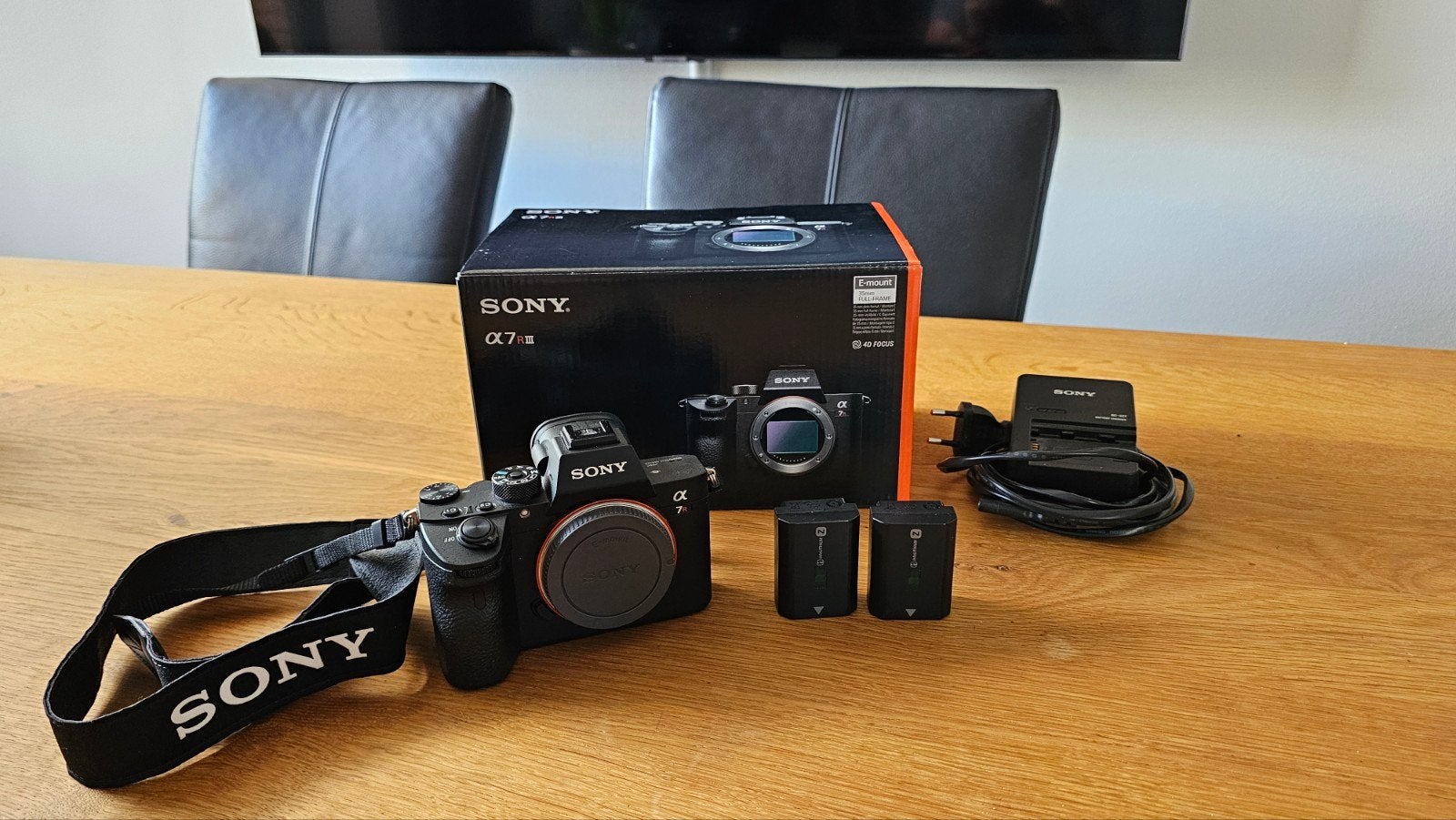 Sony A7riii A7r3 body, Beeldstabilisatie, Ophalen of Verzenden, Zo goed als nieuw, Accu