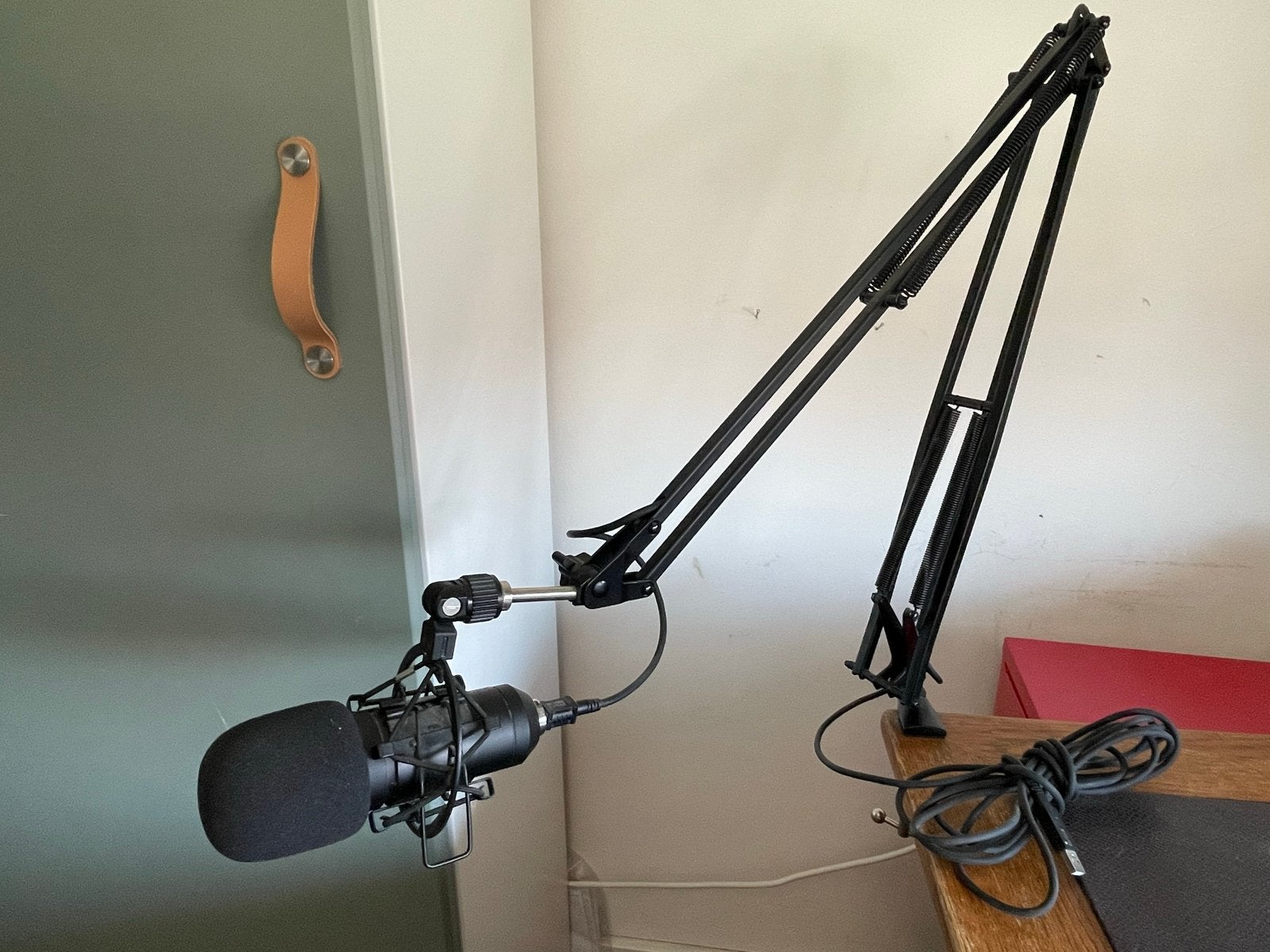 Devine M-Mic USB BK Condensatormicrofoon met Arm, Ophalen, Gebruikt, Studiomicrofoon