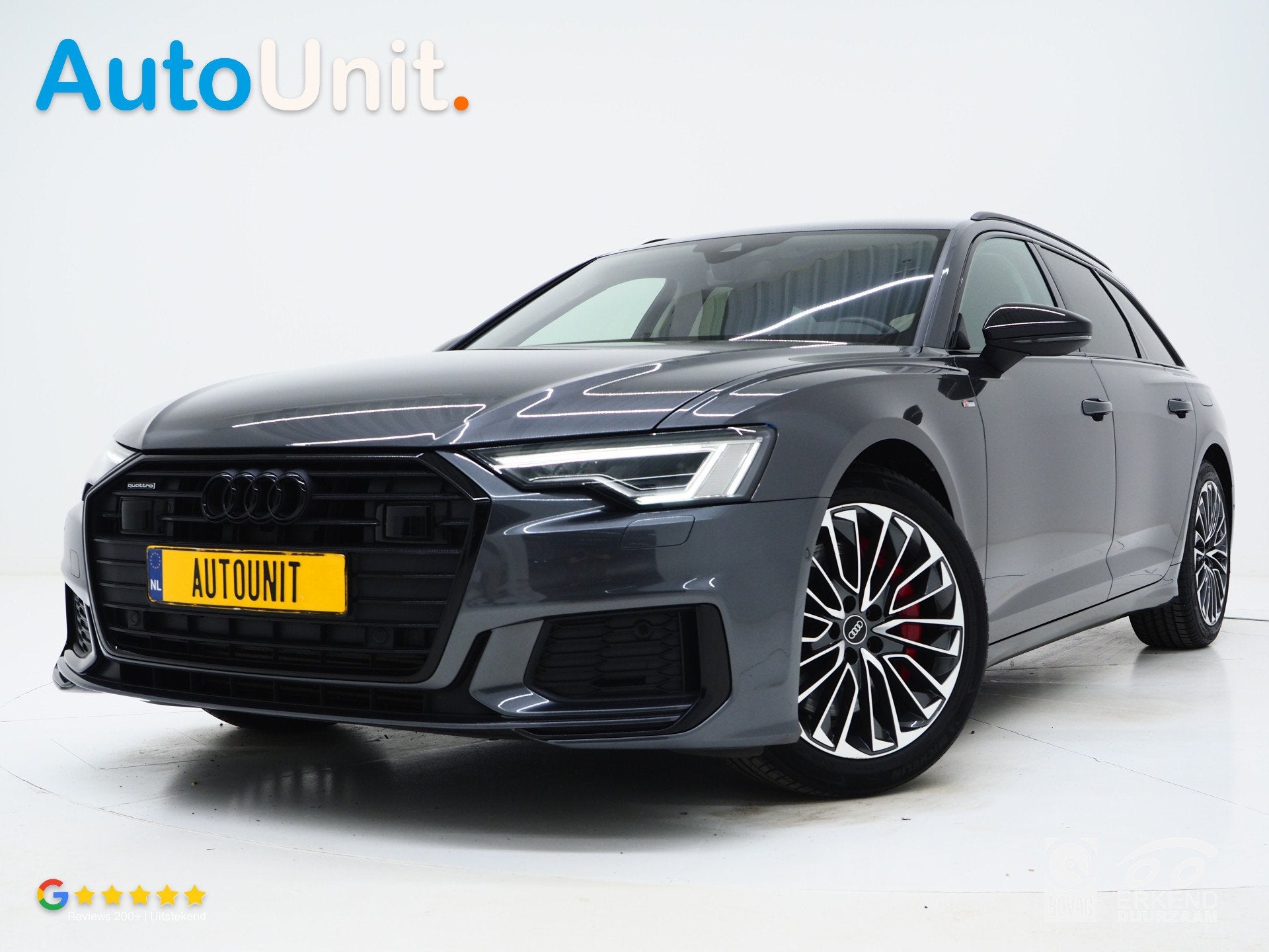 Audi A6 Avant 55 TFSI e quattro Competition Full Black | RS, Auto's, Automaat, Gebruikt, Euro 6, 4 cilinders
