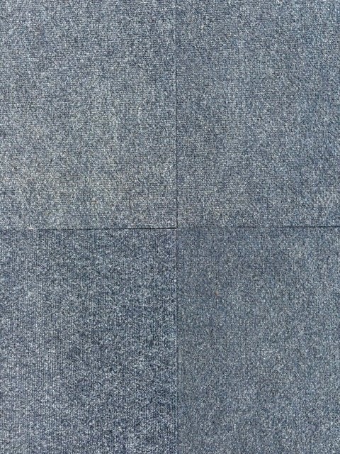meer dan 25m2 blauwe tapijttegels, Ophalen, Gebruikt, Blauw, 25 tot 50 m²