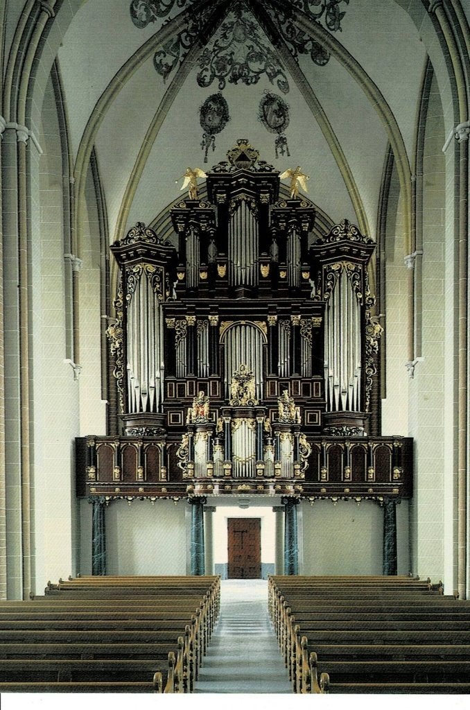 Zutphen, interieur St. Walburgiskerk, Ophalen of Verzenden, 1960 tot 1980, Ongelopen, Gelderland