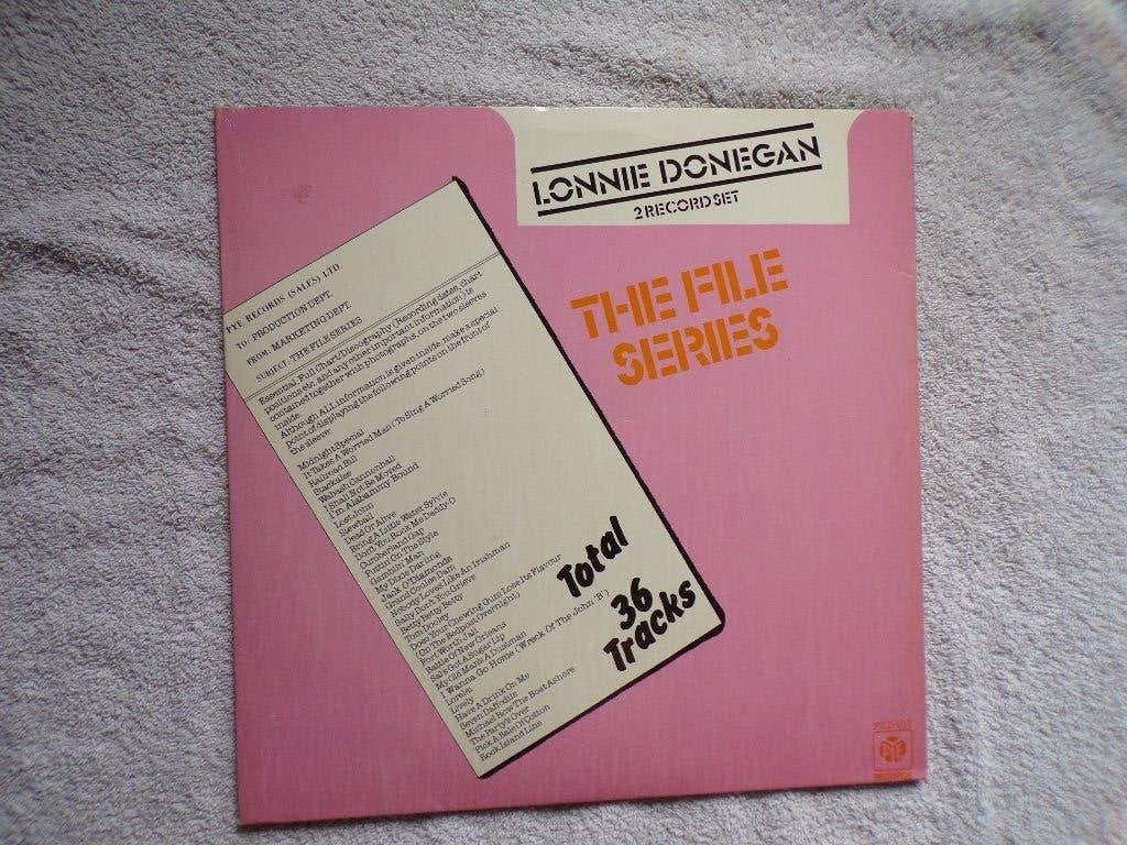 Lonnie Donegan - THE FILE SERIES ( 2 LP ) uk, Verzenden, Zo goed als nieuw, 12 inch, Dubbel-LP