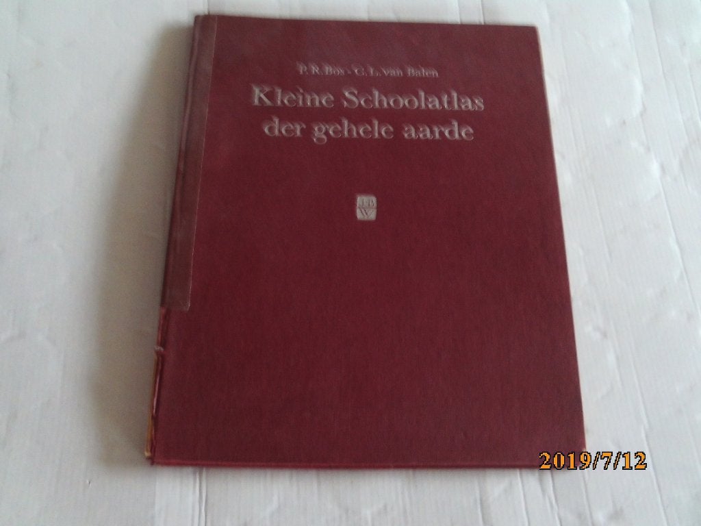 kleine schoolatlas der gehele aarde - p.r. bos/c.j.van balen, Boeken, Gelezen, Ophalen of Verzenden, Landkaart, 1800 tot 2000