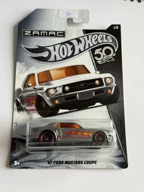 Hot Wheels ZAMAC 1967 Ford Mustang Coupe 1:64, Adres onbekend, Auto, Mail@onbekend.com, Ophalen of Verzenden