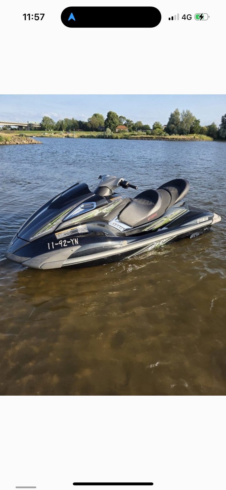 Yamaha 3 zits Waverunner FX 1,8 supercharger 4-takt 245 PK, Ophalen of Verzenden, Zo goed als nieuw, Benzine