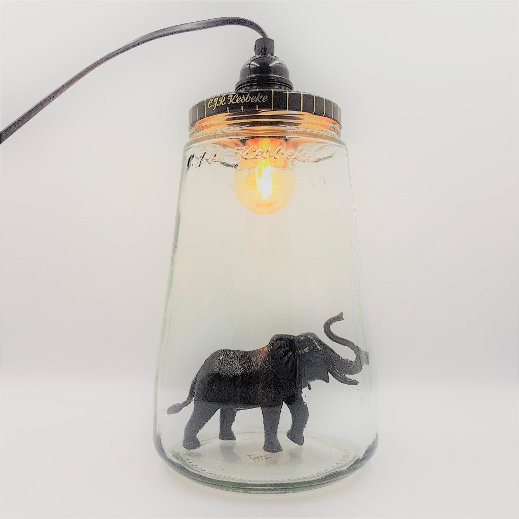 Kesbekelamp Giraf| Hanglamp Olifant | Lamp Panter | Leeuw, Ophalen of Verzenden, Nieuw, Lamp