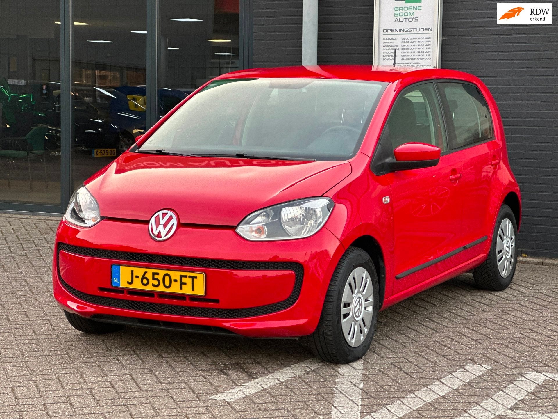 Volkswagen Up! 1.0 up! Edition BlueMotion/5-DRS/AIRCO/NETTE, Auto's, Voorwielaandrijving, Euro 5, Stof, Gebruikt