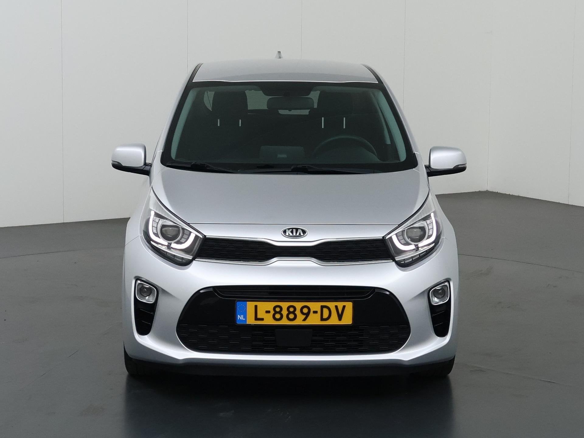 Kia Picanto 1.0 DPi DynamicPlusLine | Keyless | Navigatie |, Auto's, Voorwielaandrijving, Stof, Gebruikt, 4 stoelen