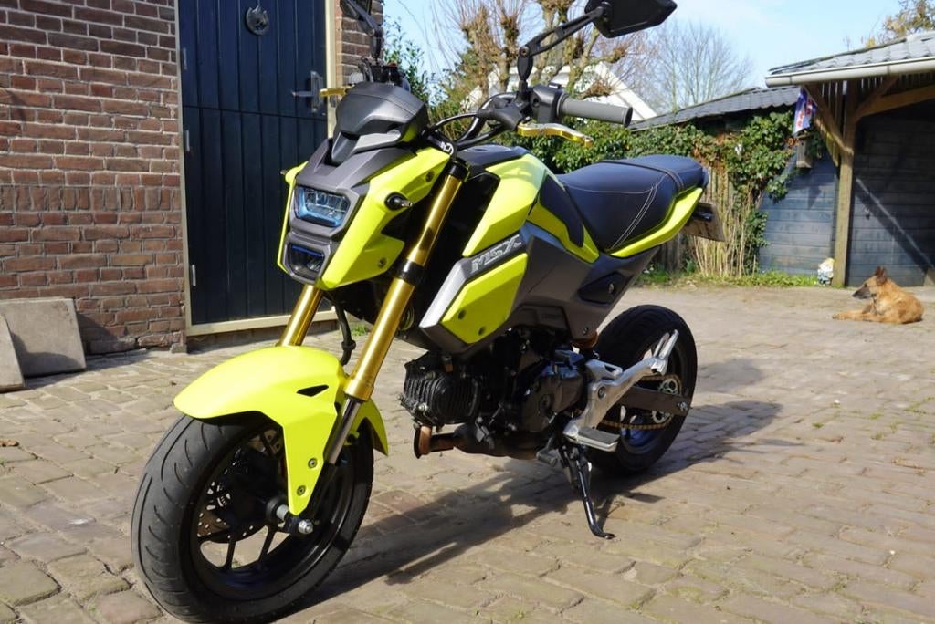 Honda MSX125 Grom met Öhlins, LED Verlichting, Gebruikt, 125 cc, 11 kW of minder