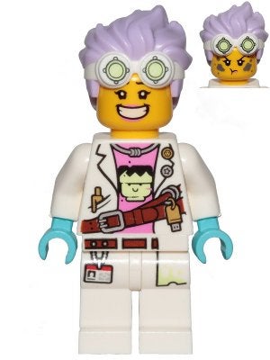LEGO Hidden Side hs002 J.B. Watt - Large Smile / Annoyed, Gebruikt, Overige thema's, Lego, Ophalen of Verzenden