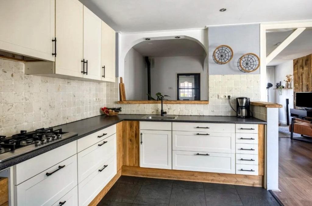 Keuken, Ophalen, Gebruikt, Hoekkeuken, Kunststof