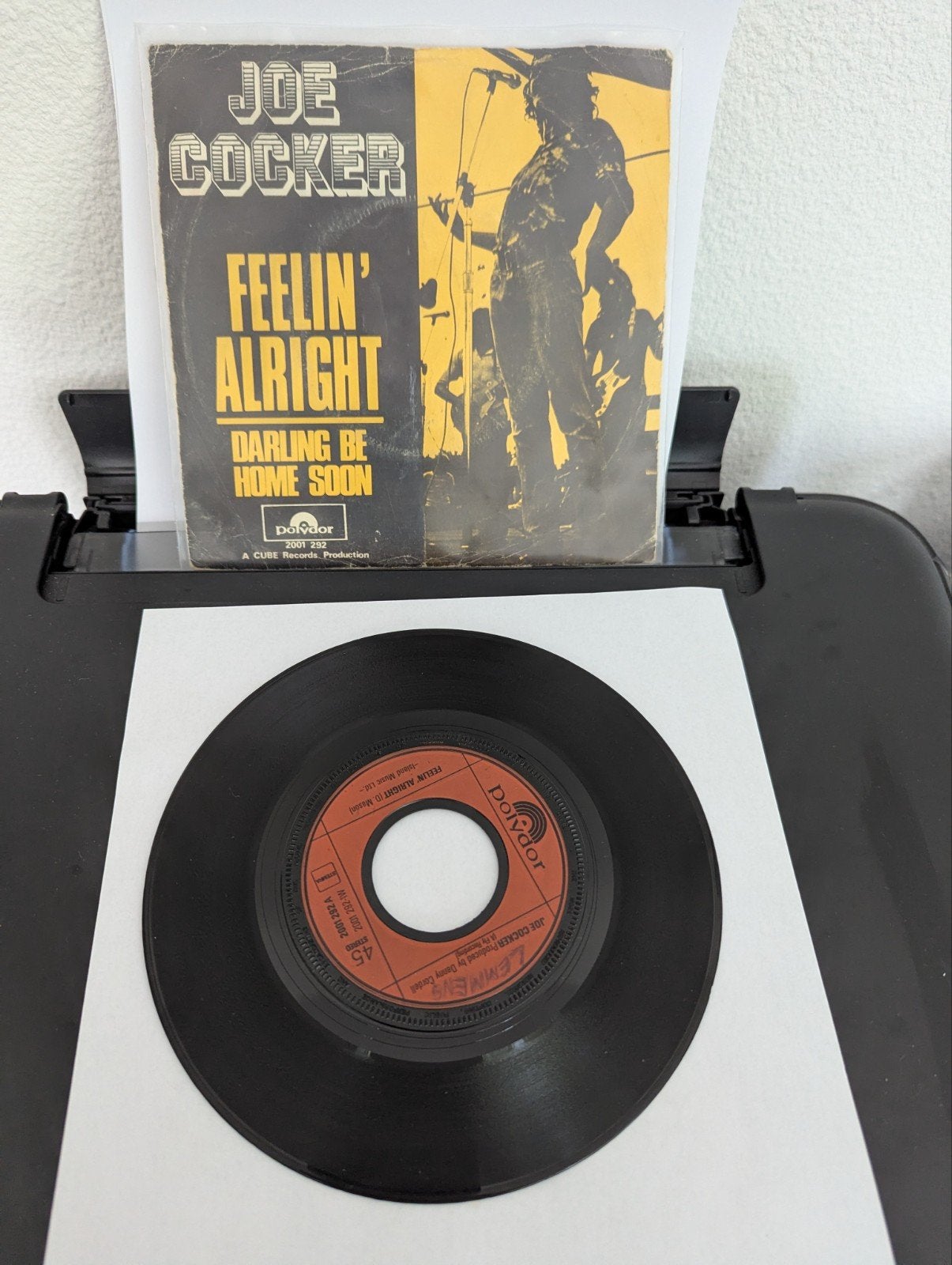 Joe Cocker - Feeling Alright ( vinyl single), Cd's en Dvd's, Vinyl Singles, Gebruikt, 7 inch, Pop, Fotohoes