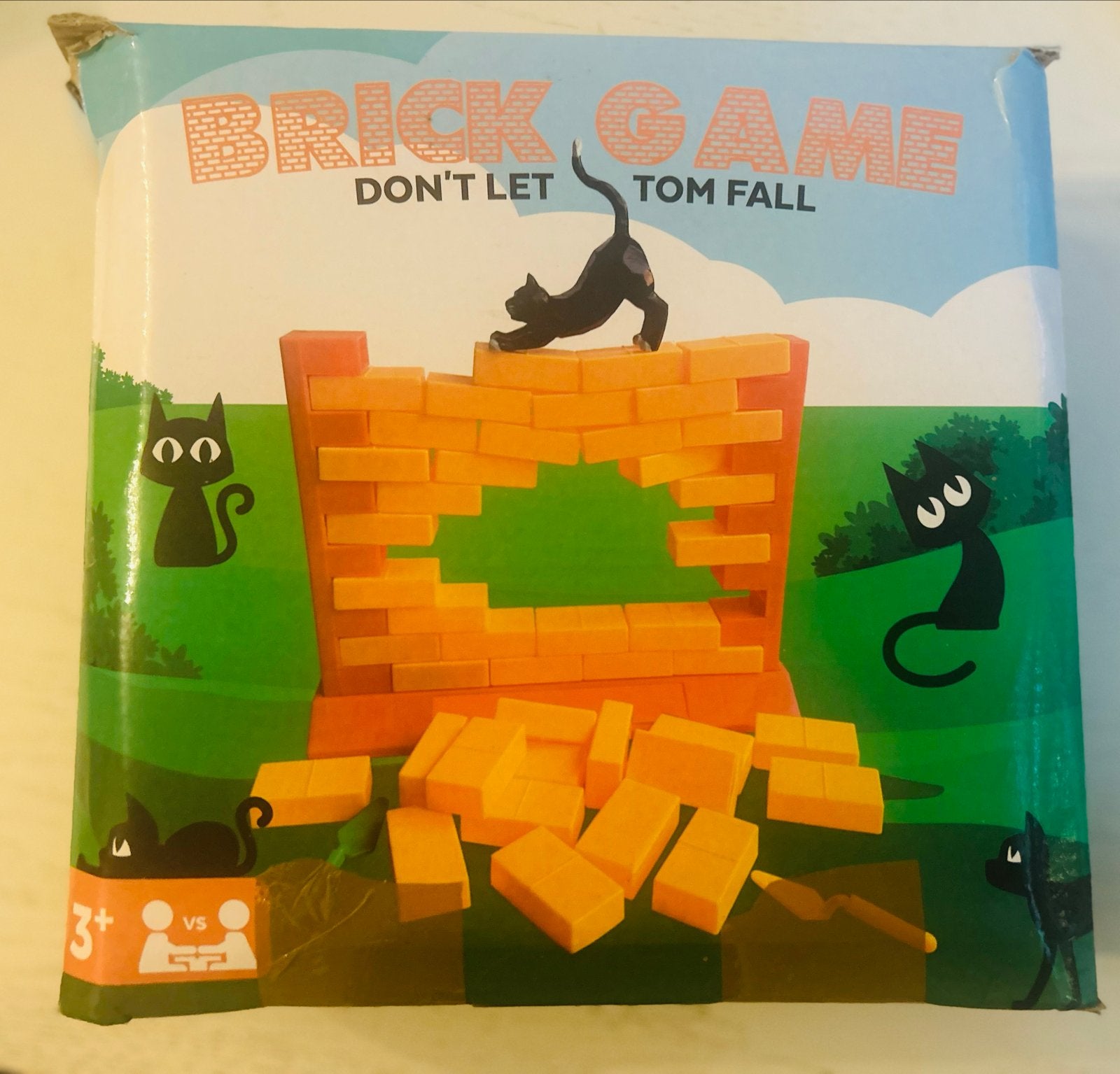 Brick Game: Don't Let Tom Fall - Leuk familiespel, Ophalen of Verzenden, Zo goed als nieuw, Jongen of Meisje