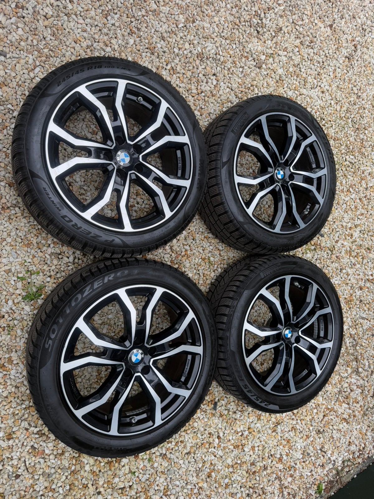 Bmw 5 serie winterwielen 5x112 18 inch velgen, Ophalen, 18 inch, Banden en Velgen, Winterbanden