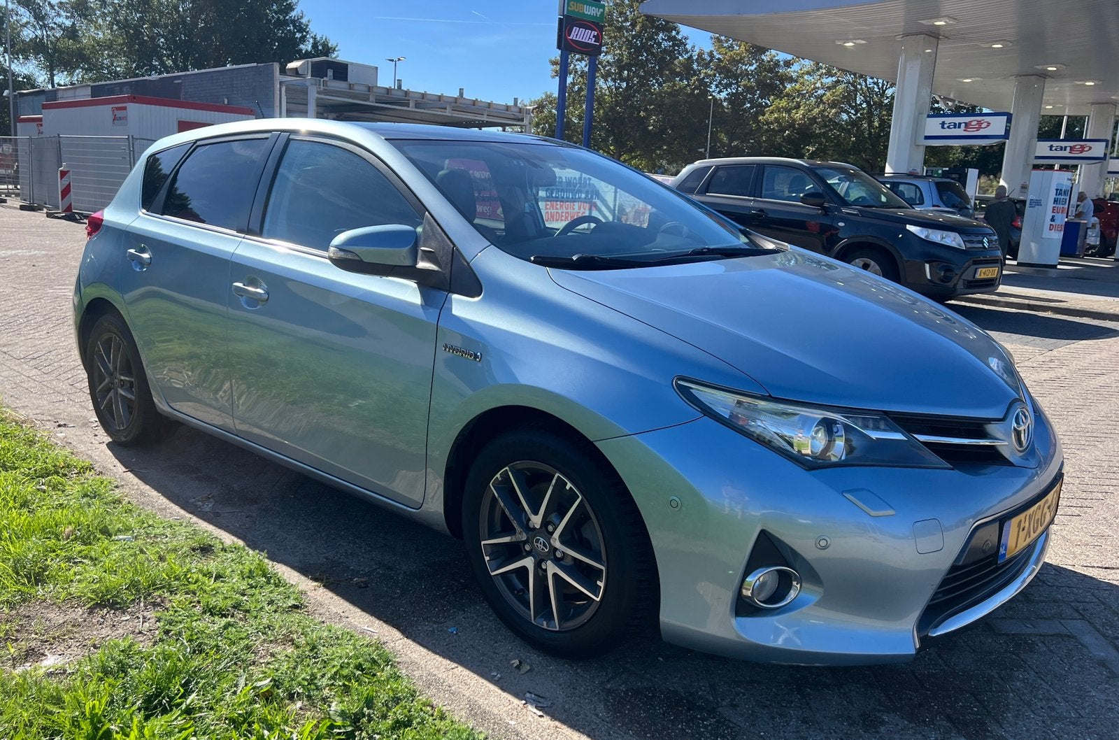 Toyota Auris Hybrid/Pano/Xenon/ParkAss/Navi/Leather/2eg/nAPK, Blauw, Origineel Nederlands, 1798 cc, Auris