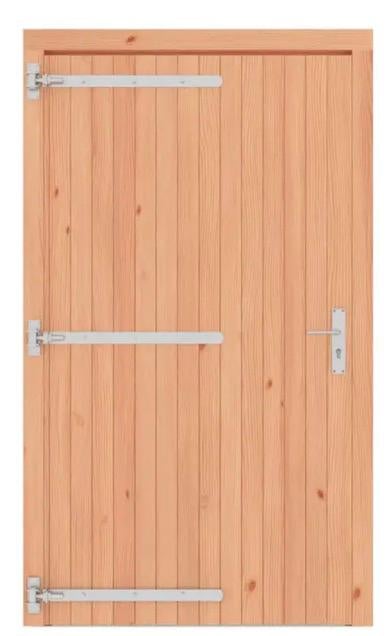 Douglas Enkele Dichte deur XL 134x217 incl. Kozijn nieuw, Tuinhuis, Nieuw, Minder dan 200 cm, Zonder ramen