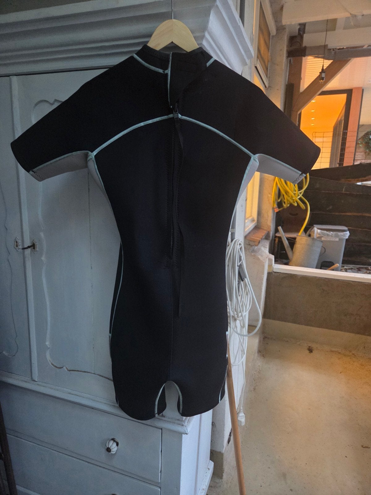Beco Heren Neopreen Wetsuit Shorty Zwart/Grijs Maat M, Watersport en Boten, Watersportkleding, Wetsuit, Heer, Ophalen of Verzenden