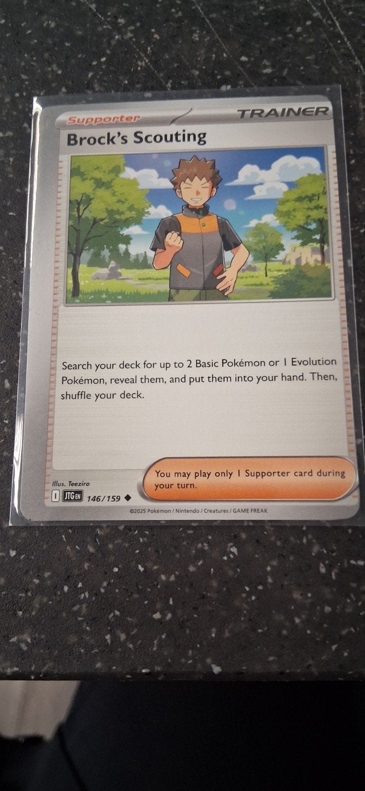 Brock's Scouting Trainer Kaart - Foutdruk 146/159, Ophalen of Verzenden, Nieuw, Losse kaart