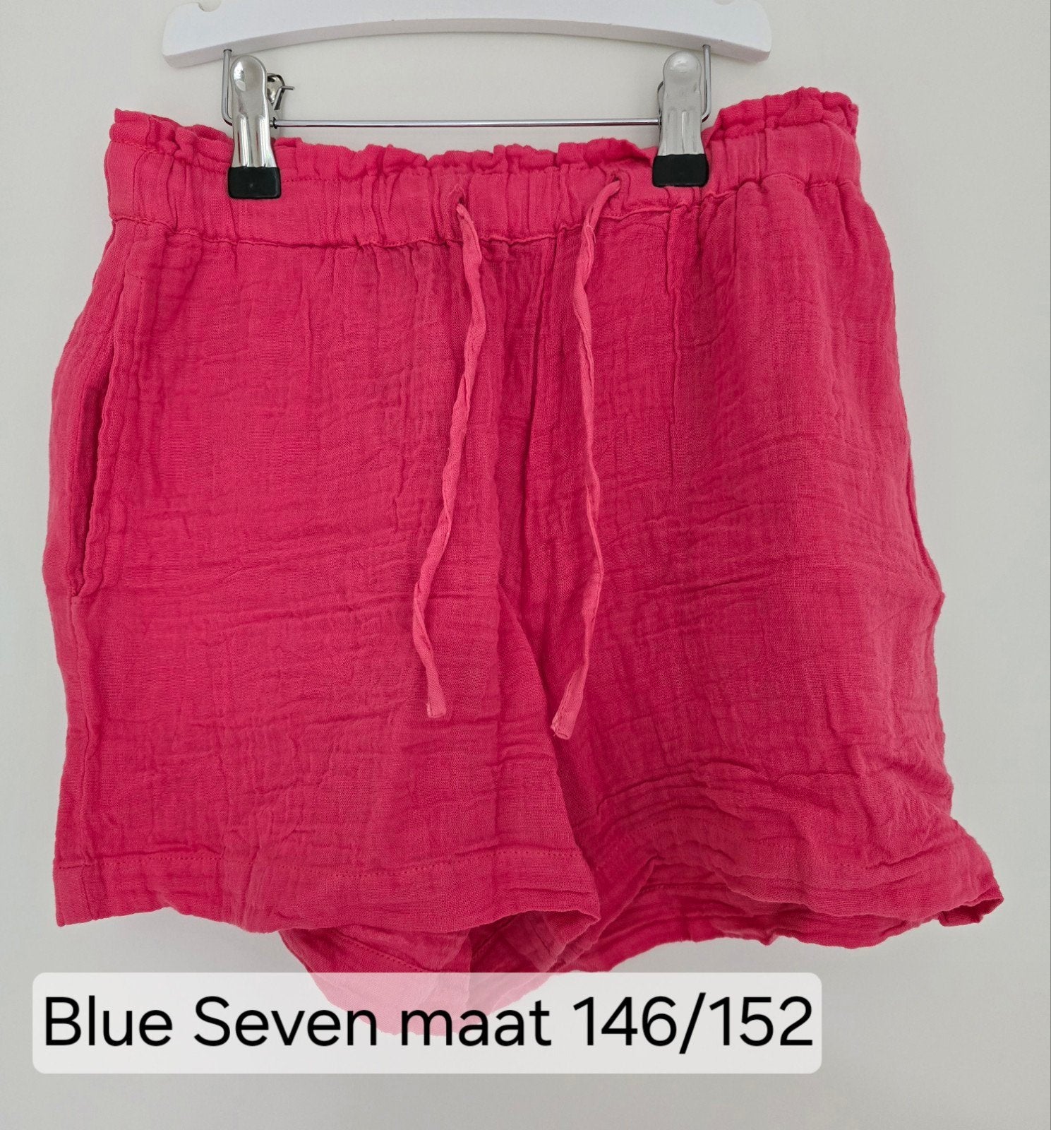 Blue Seven short  broek maat 146/152 ZGAN, Broek, Blue seven, Meisje, Ophalen of Verzenden
