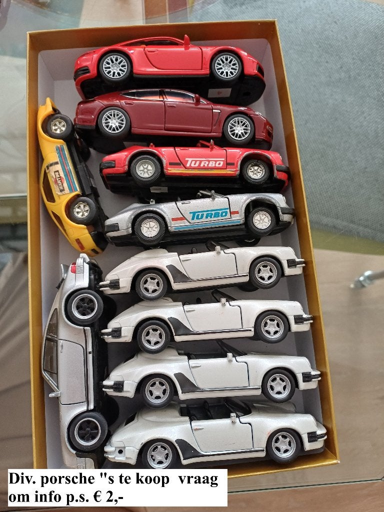 modelauto van het merk Porsche, Ophalen of Verzenden, Gebruikt, Auto, Overige merken
