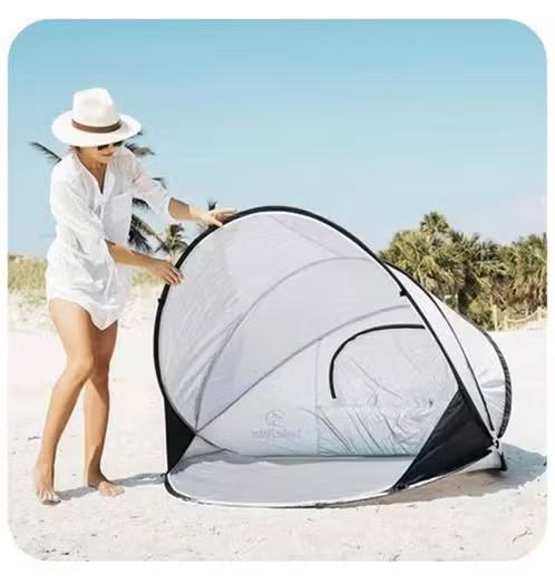 ZGAN! Deryan Luxe Pop Up Strandtent XXL Anti-UV 50+ €28,99, Ophalen of Verzenden, Zo goed als nieuw