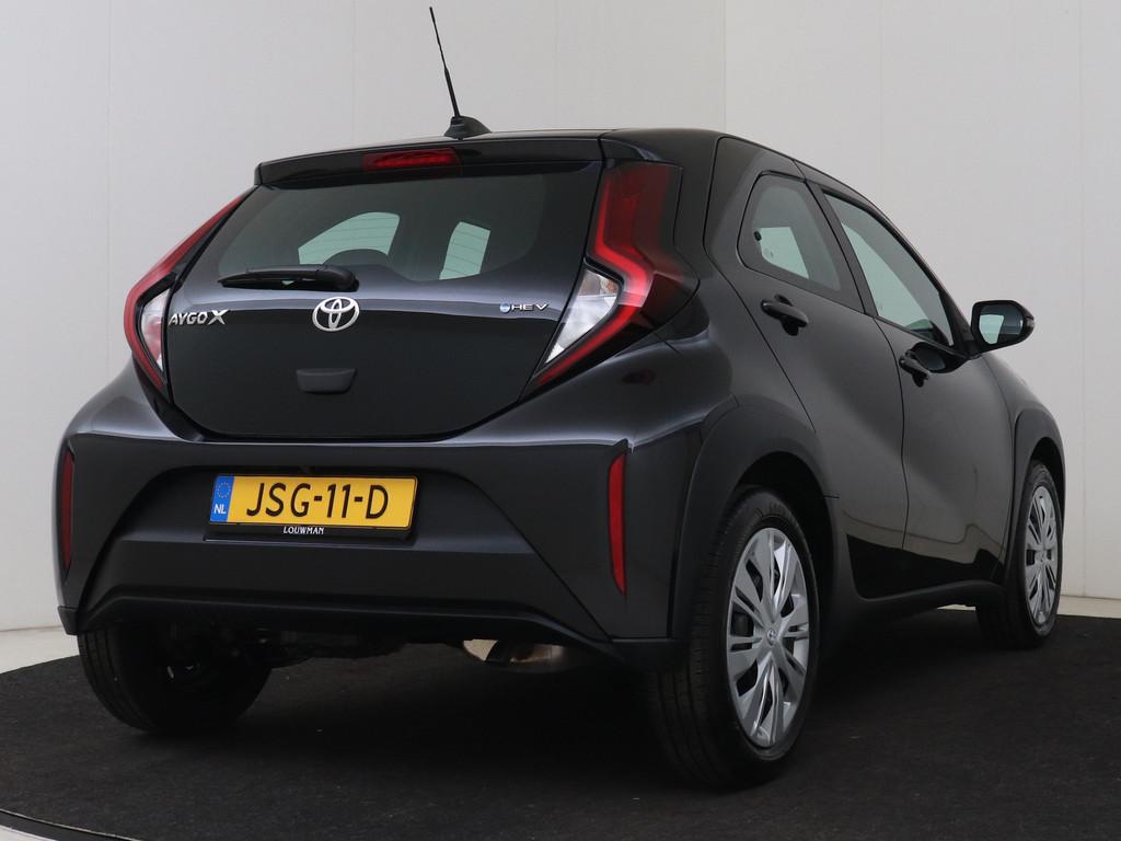 Toyota Aygo X Hybrid 115 play (bj 2025, automaat), 12 maanden, 4 stoelen, 116 pk, Zwart