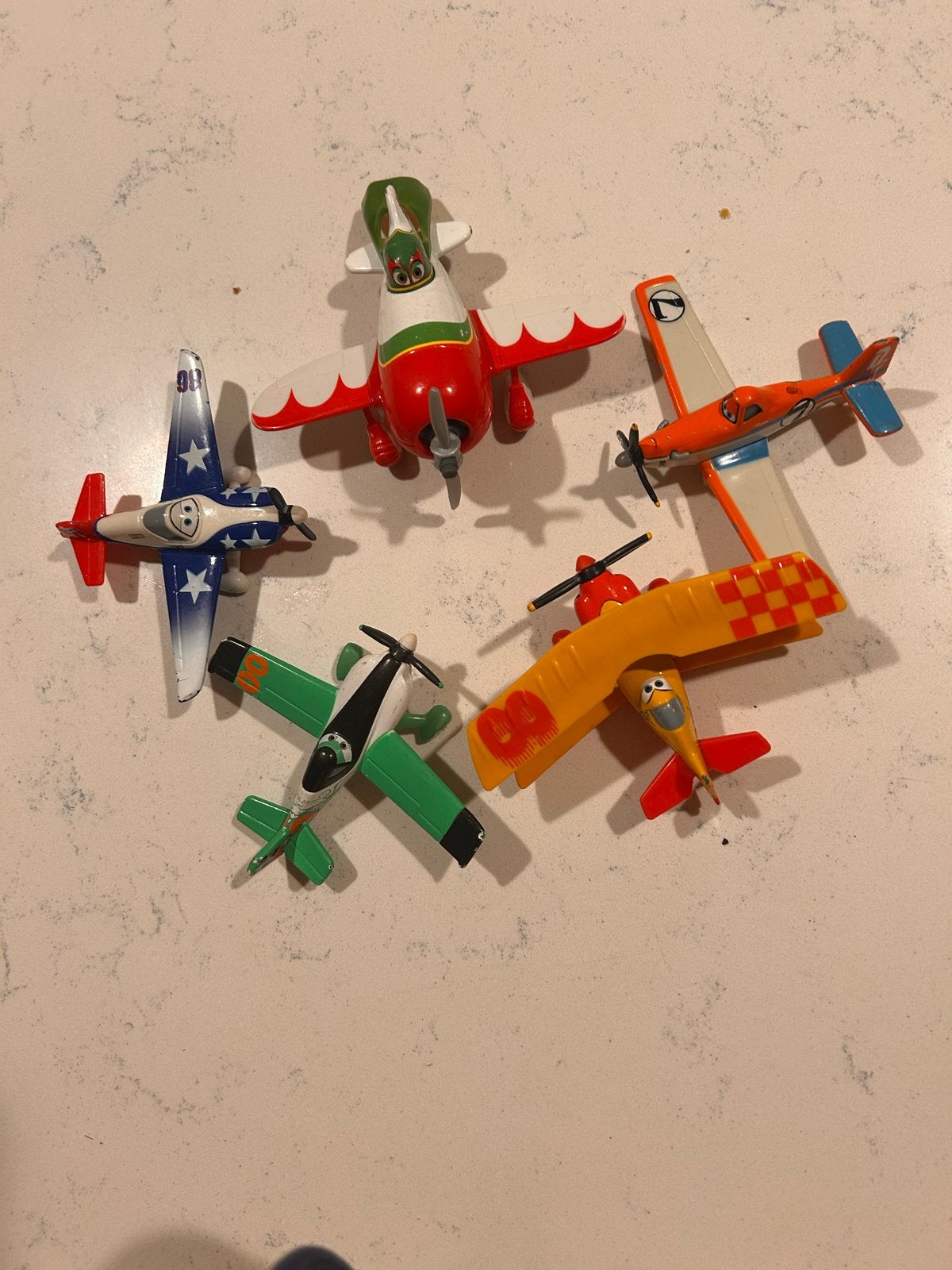 Disney Planes Vliegtuigjes Speelgoed Set (5 stuks), Verzenden, Gebruikt