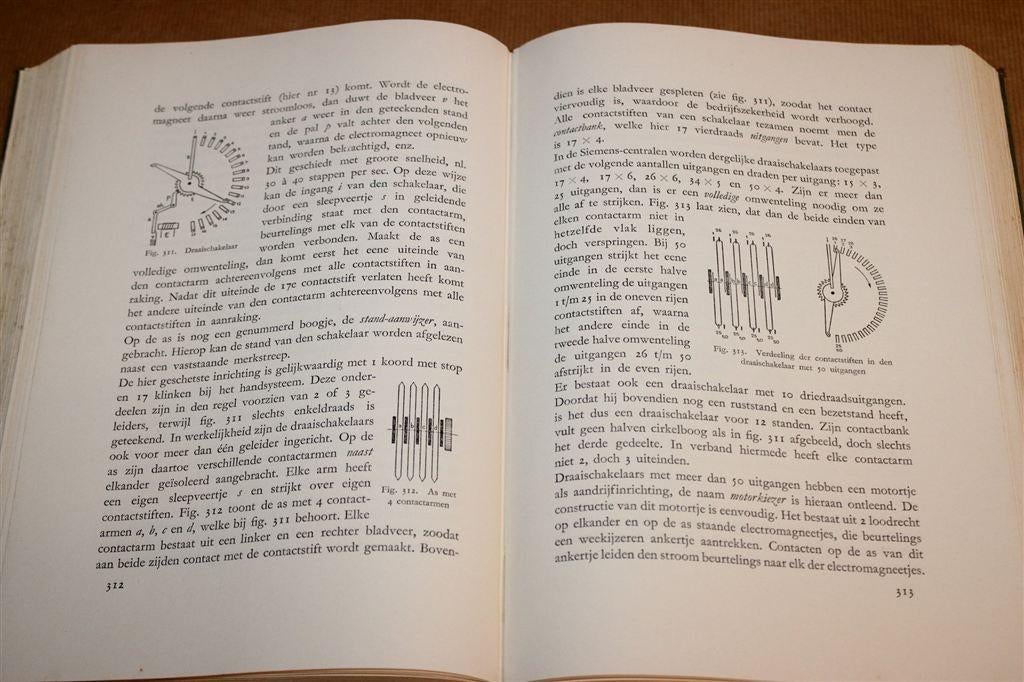 Vintage Handboek Monteurs [1942] — Telegrafie & Telefonie, Verzenden, Gelezen, Bouwkunde