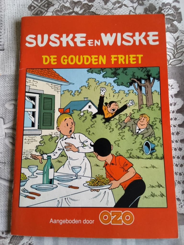 Suske en Wiske De gouden friet, Eén stripboek, Ophalen of Verzenden, Zo goed als nieuw