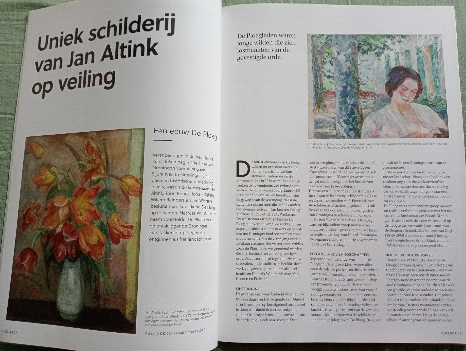 Collect Magazine - Jan Altink, Henk Visch, Roy Lichtenstein, Ophalen of Verzenden