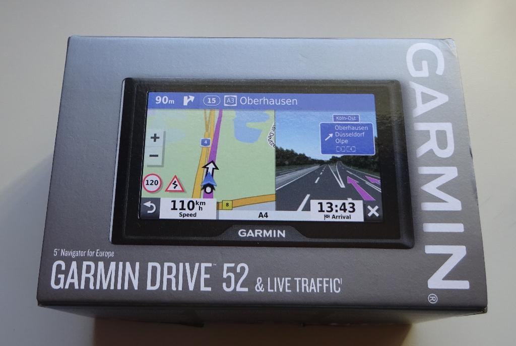 Garmin Drive 52 navigatie - Europa kaart levenslange updates, Ophalen, Zo goed als nieuw