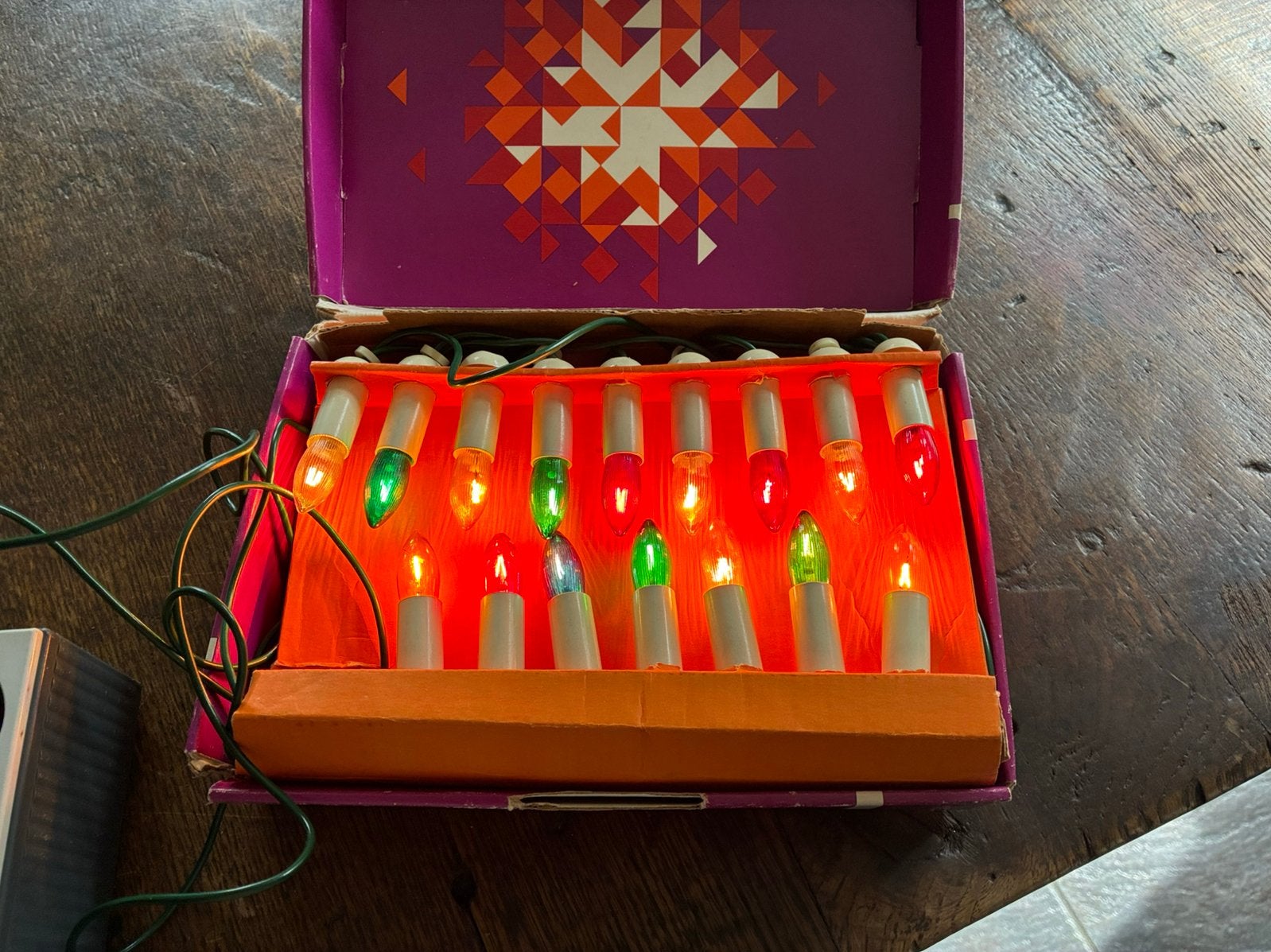 Philips vintage kerstverlichting, werkend!, Ophalen of Verzenden, Zo goed als nieuw