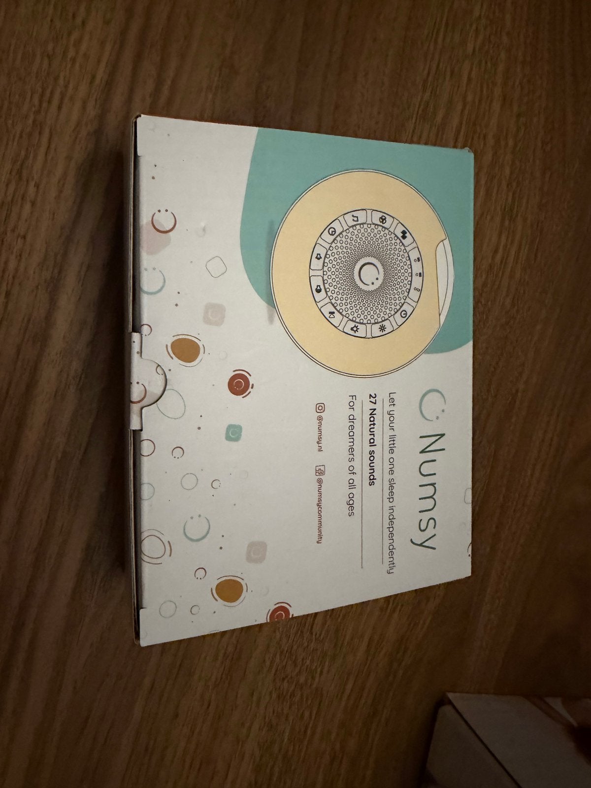 Numsy Noise/Ruis Machine Mini - Slaaphulp Baby/Kind, Kinderen en Baby's, Overige Kinderen en Baby's, Ophalen of Verzenden, Zo goed als nieuw