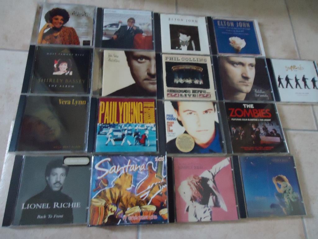 cd pakket opruiming met o.a. Paul Young - Genesis - Zombies, Ophalen of Verzenden, Gebruikt