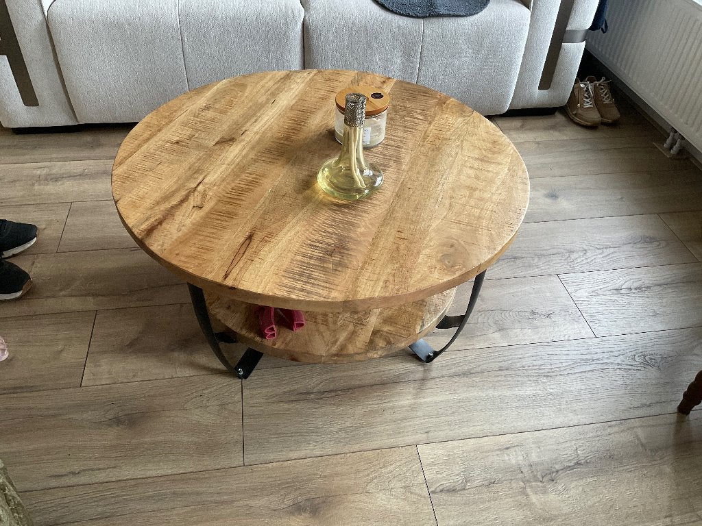 Salontafel, Ophalen, Overige materialen, 50 tot 100 cm, Rond