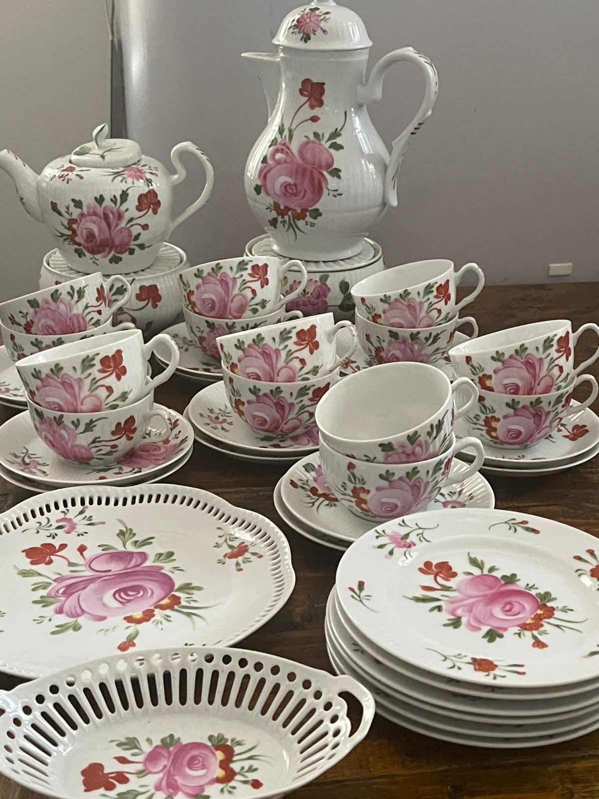 August Warnecke Ostfriesische Rose 56190 – handgeschilderd, Ophalen