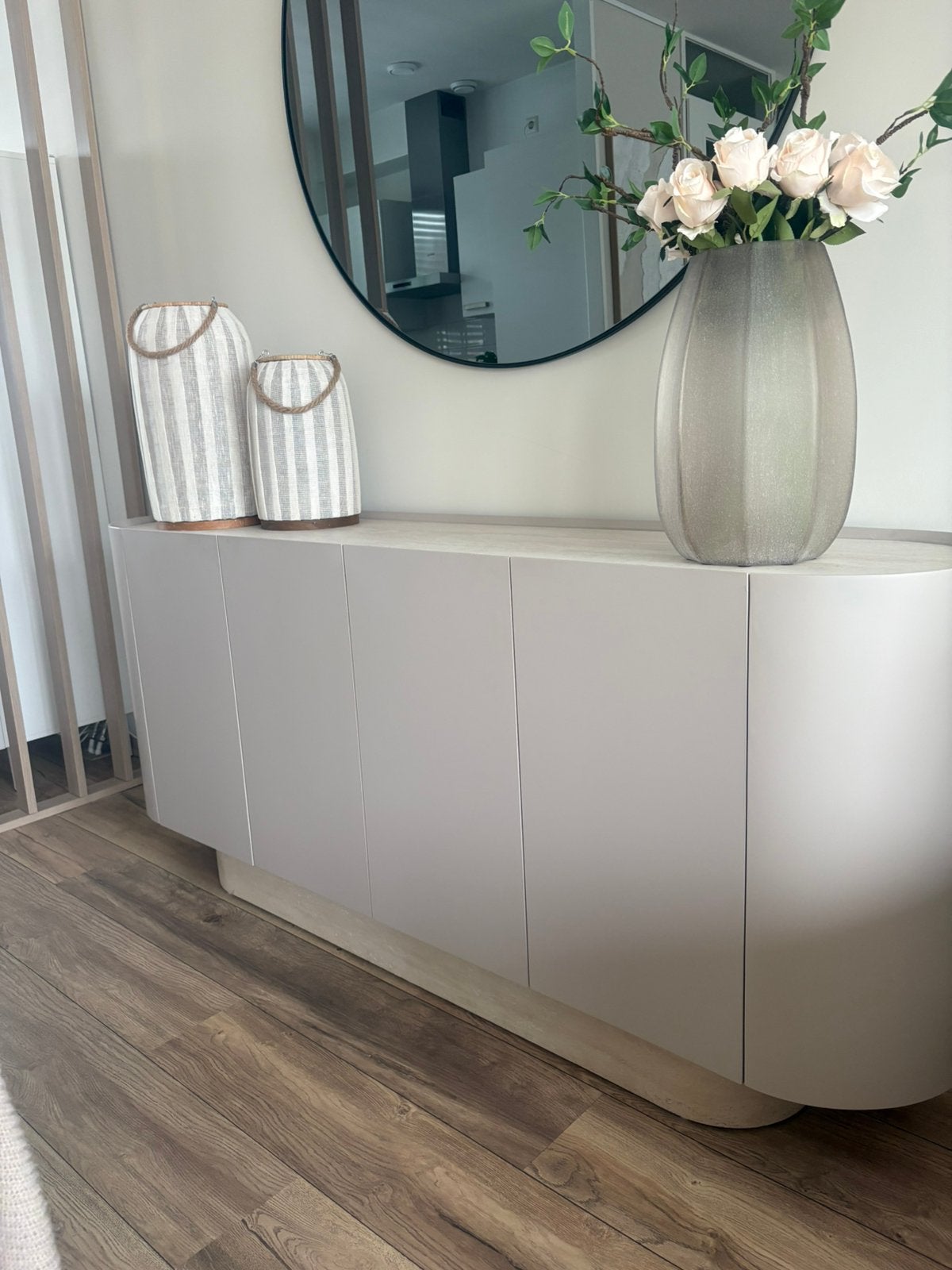 Stijlvol dressoir 180x42x80 cm - Modern design, Ophalen, Overige materialen, 150 tot 200 cm, Zo goed als nieuw