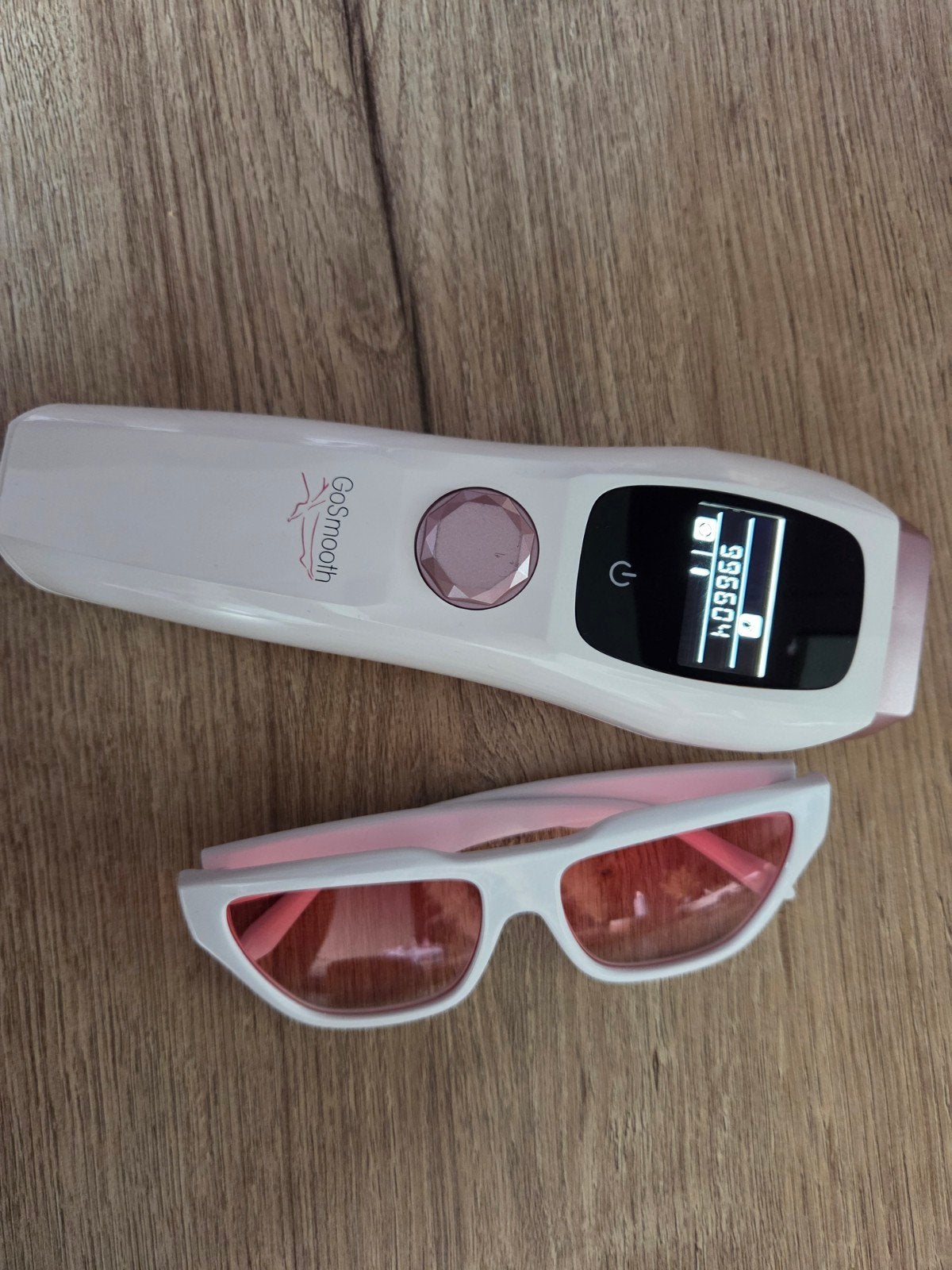 GoSmooth IPL Laser Pro Ontharingsapparaat met bril -, Ophalen of Verzenden, Zo goed als nieuw, Scheren en Epileren
