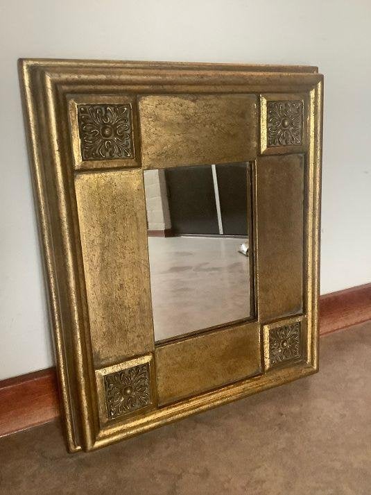 Verno Collection vintage spiegel wandspiegel houten lijst, Huis en Inrichting, Ophalen, Minder dan 50 cm, Zo goed als nieuw, Minder dan 100 cm