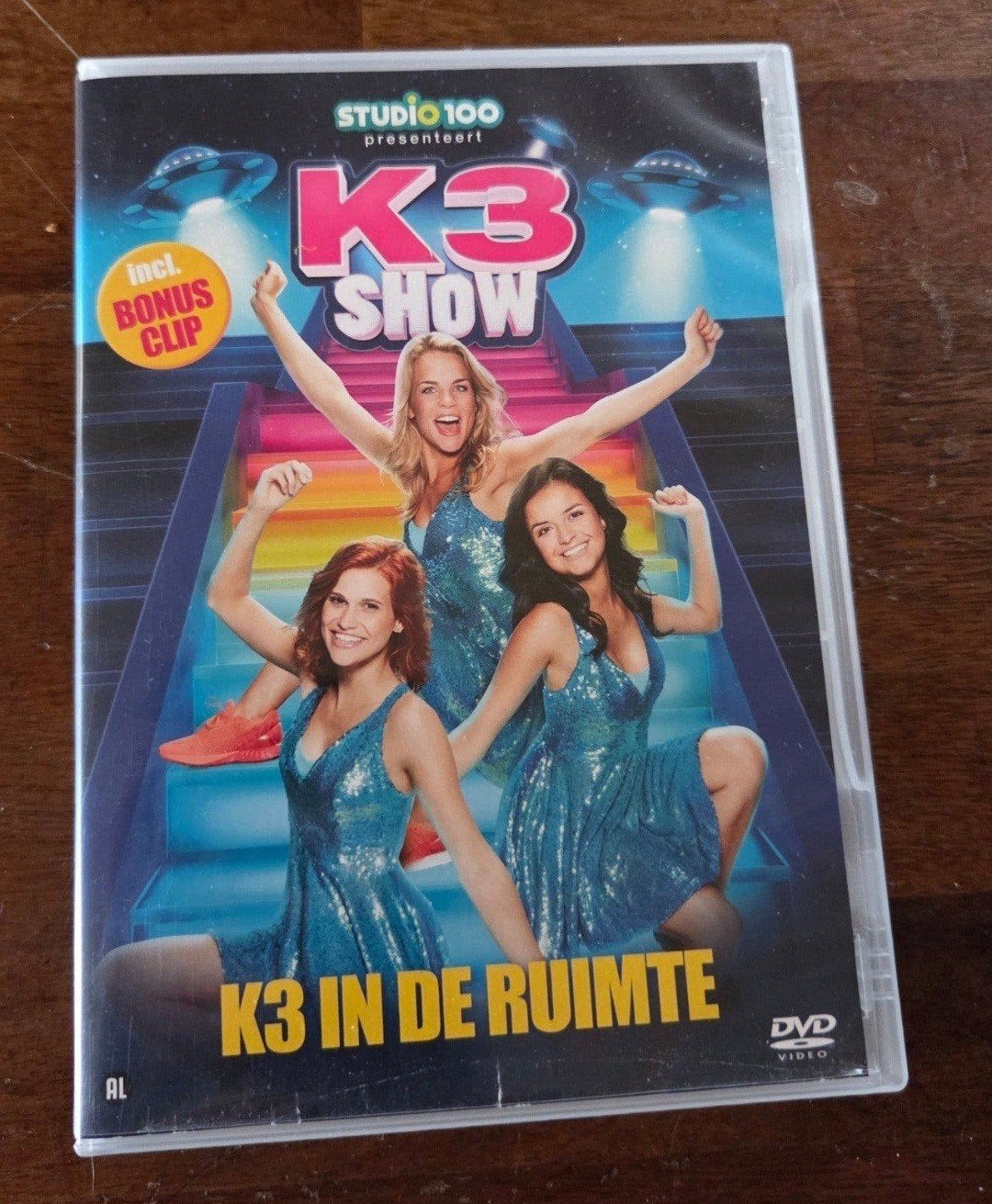 K3 in de Ruimte - DVD, Cd's en Dvd's, Alle leeftijden, Ophalen of Verzenden, Zo goed als nieuw, Nederlands