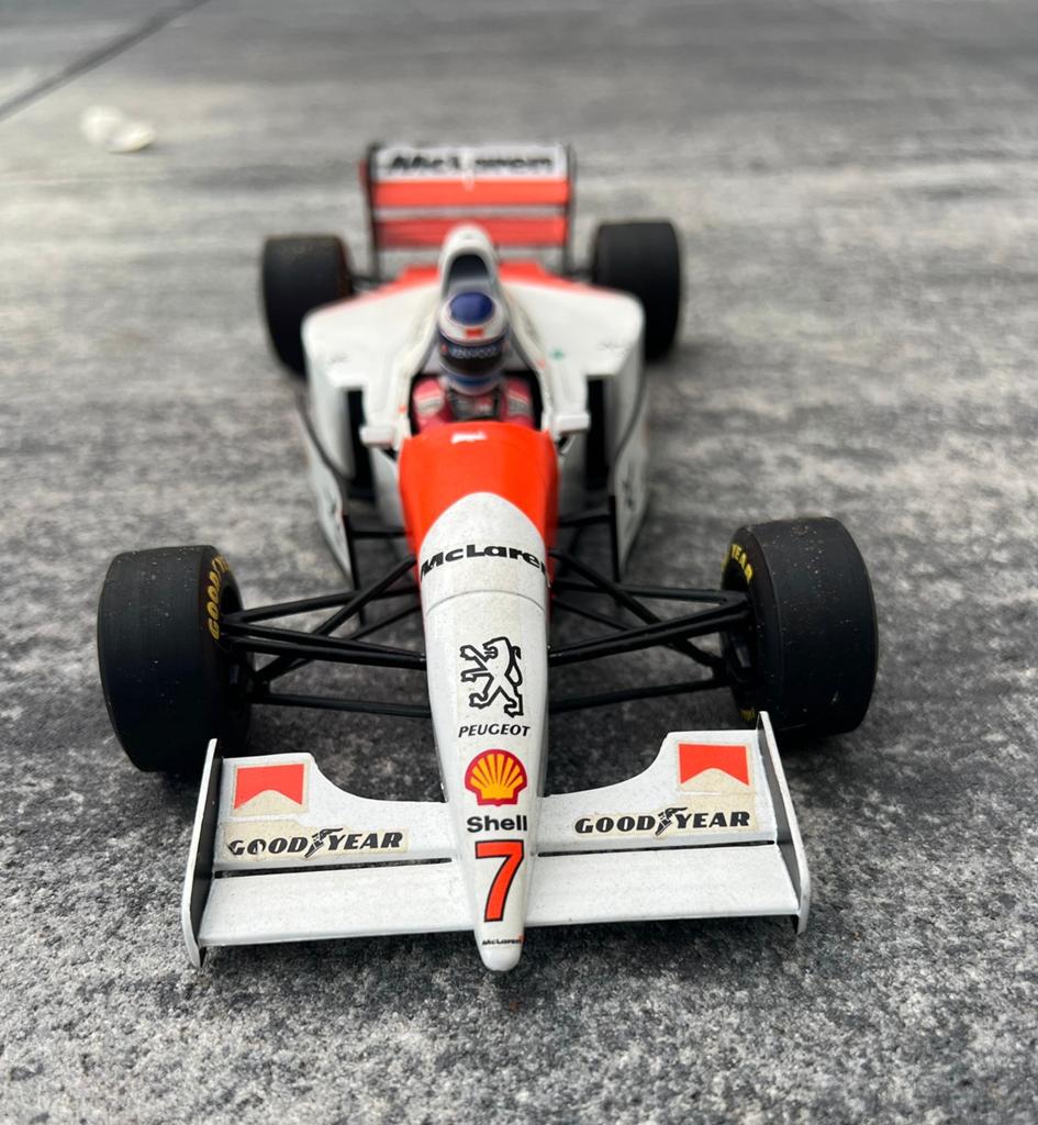 Mika Hakkinen McLaren Peugeot MP4/9 1994 Minichamps 1:18, Hobby en Vrije tijd, Modelauto's | 1:18, Ophalen of Verzenden, Zo goed als nieuw
