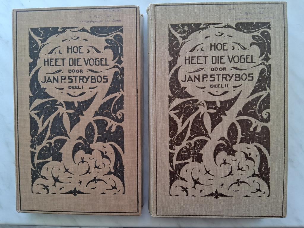 Hoe heet die vogel door Jan P. Strijbos deel I en deel ll, Ophalen of Verzenden, Gelezen, Vogels