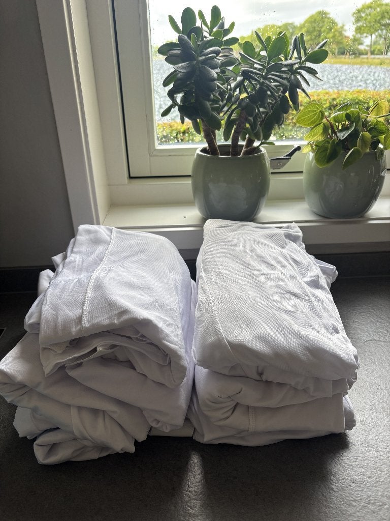 Statafelkleden wit (10 stuks), Ophalen, Zo goed als nieuw, Overige typen