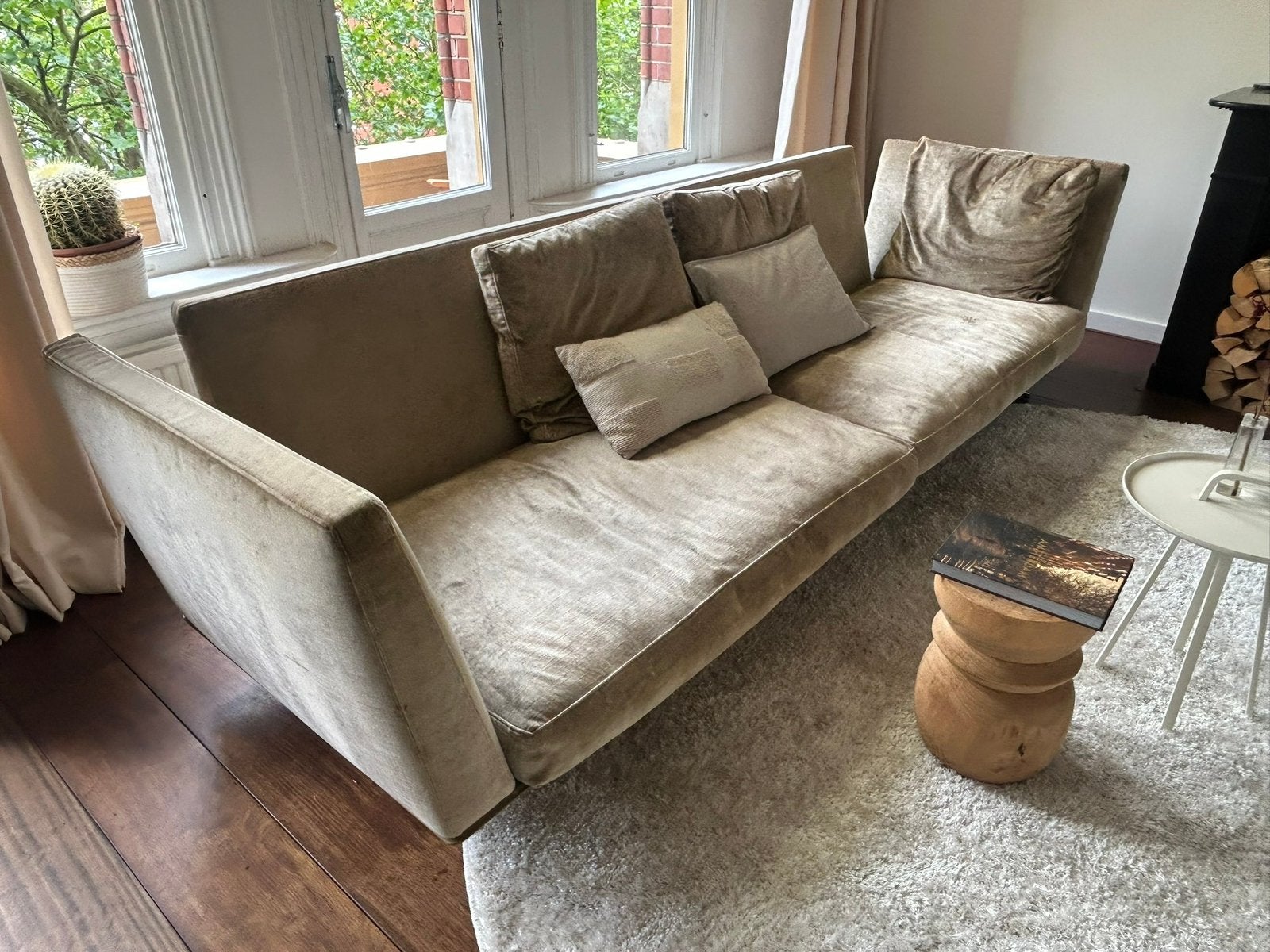 Flexform sofa evergreen., Ophalen, Zo goed als nieuw, Stof, Design