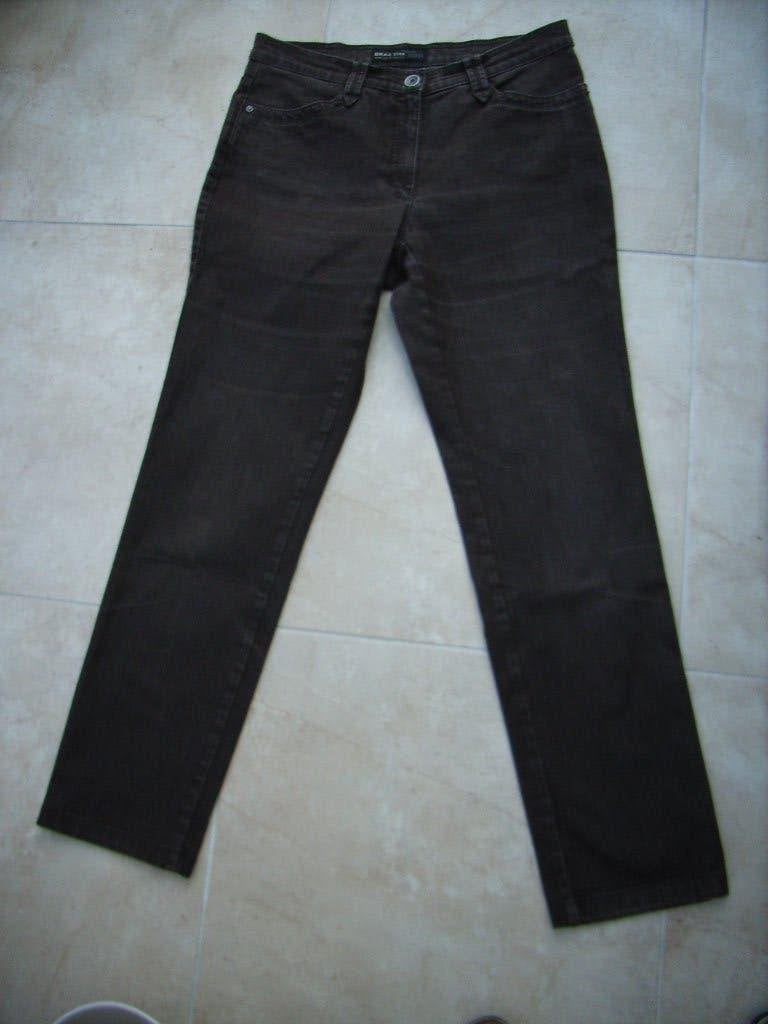 zgan. BRAX STAR spijkerbroek 5 pocketmodel donkerbruin mt 40, BRAX STAR, Overige kleuren, Ophalen of Verzenden, Zo goed als nieuw