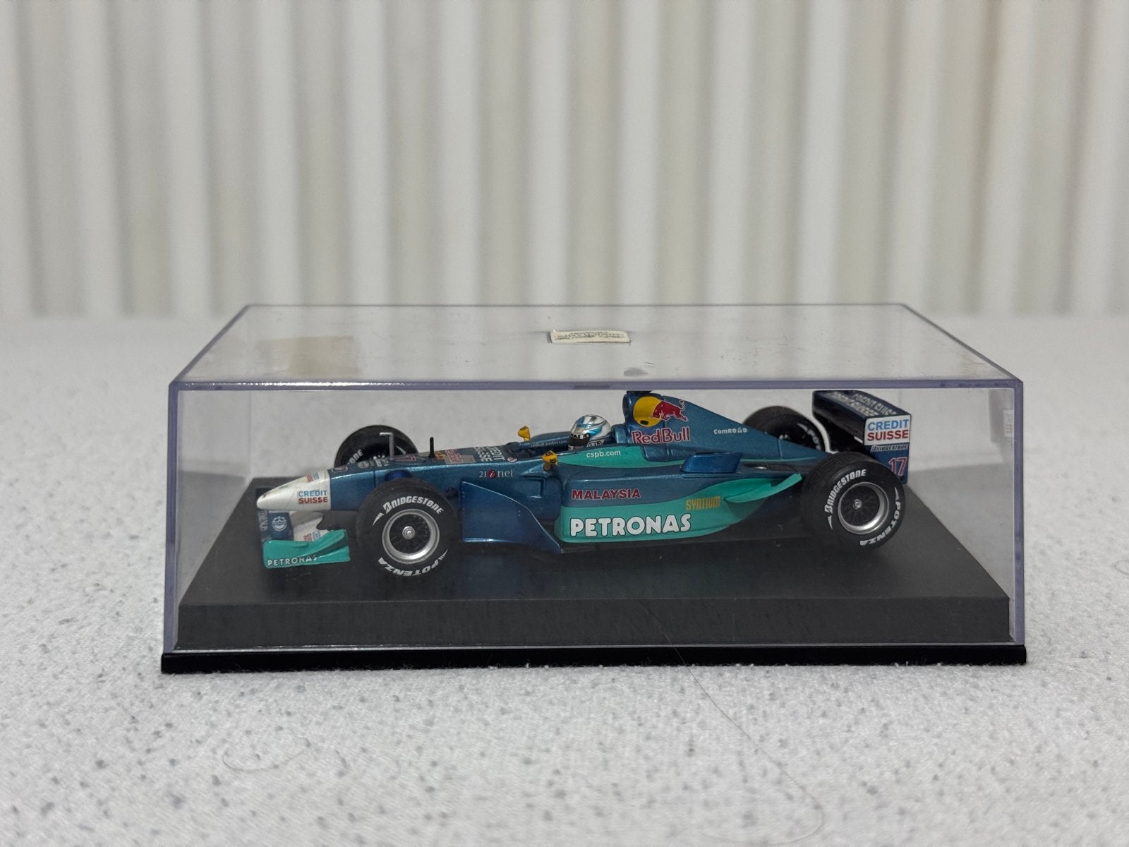 1:43 Sauber Petronas C20 Raikkonen Minichamps, Ophalen of Verzenden, Zo goed als nieuw, Auto, MiniChamps