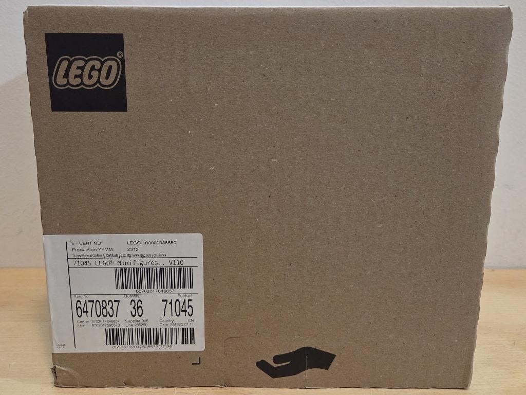 (GESEALD) Lego 71045 Minifigure, Series 25 (Box of 36), Ongeopend/sealed, Lego, Nieuw, Ophalen of Verzenden
