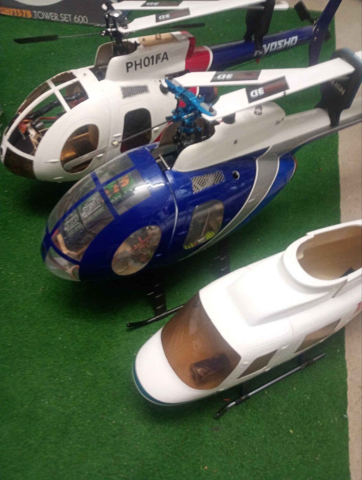 Helikopters, Ophalen
